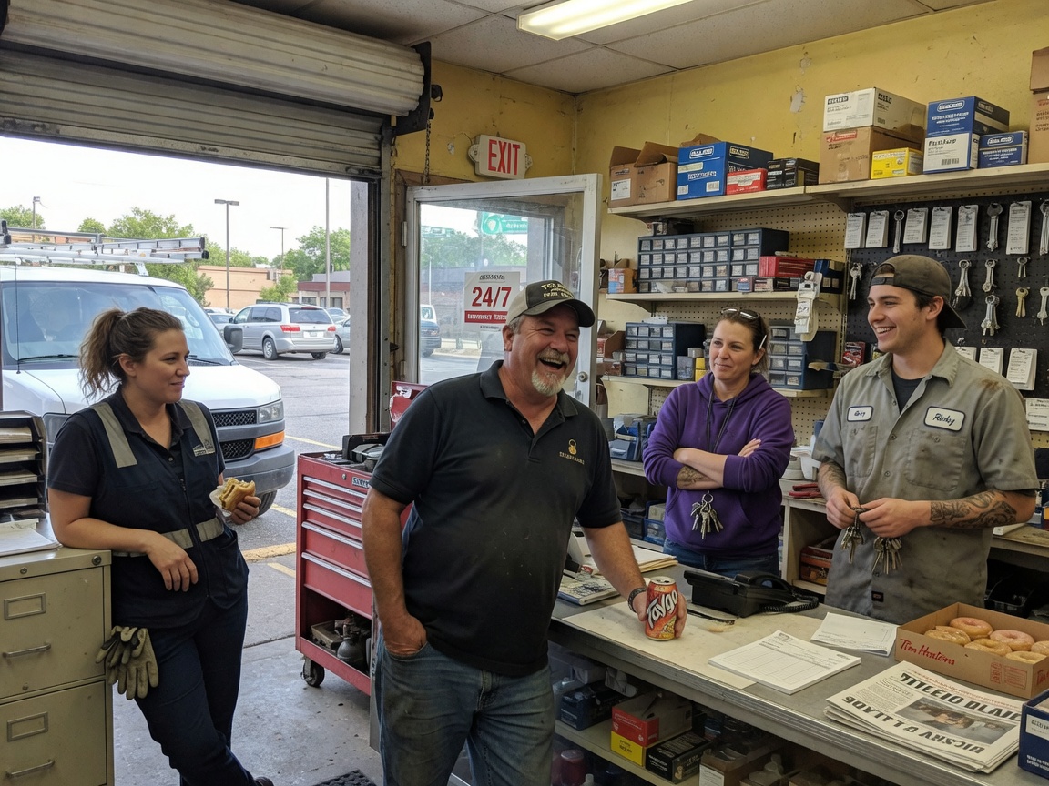 The Toledo Emergency Locksmith team at work in Toledo 